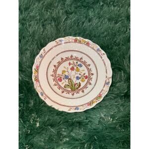 Copeland Spode’s Cowslip Saucer Basketweave England